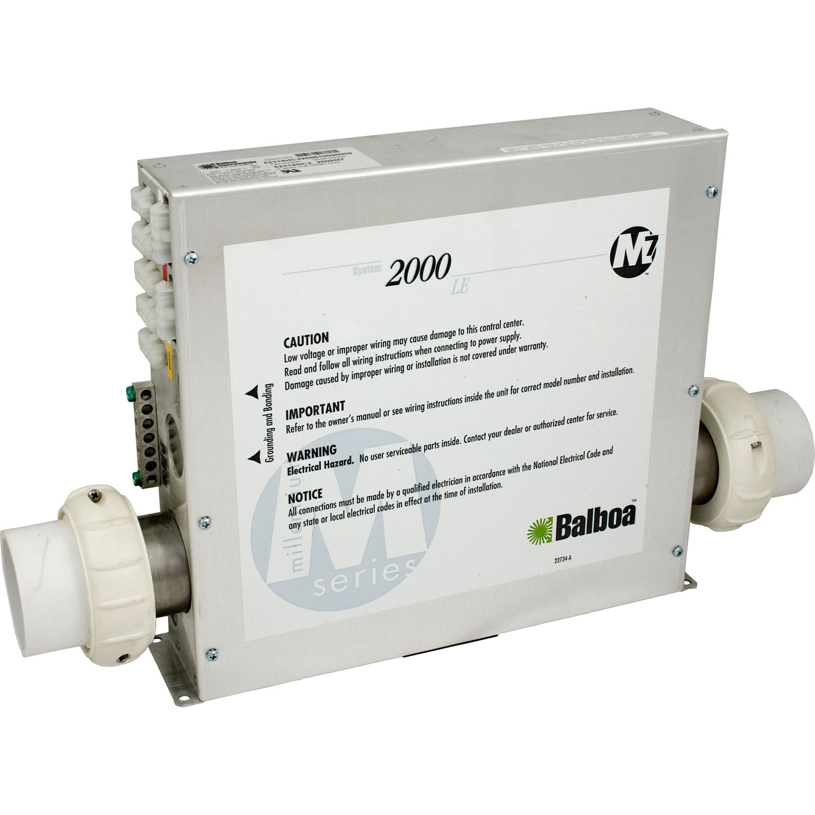 Control, Balboa 2000LE M7™, P1, P2 2-Spd, Bl, Oz, Cp, 5.5kW, 230v | 52319HC2