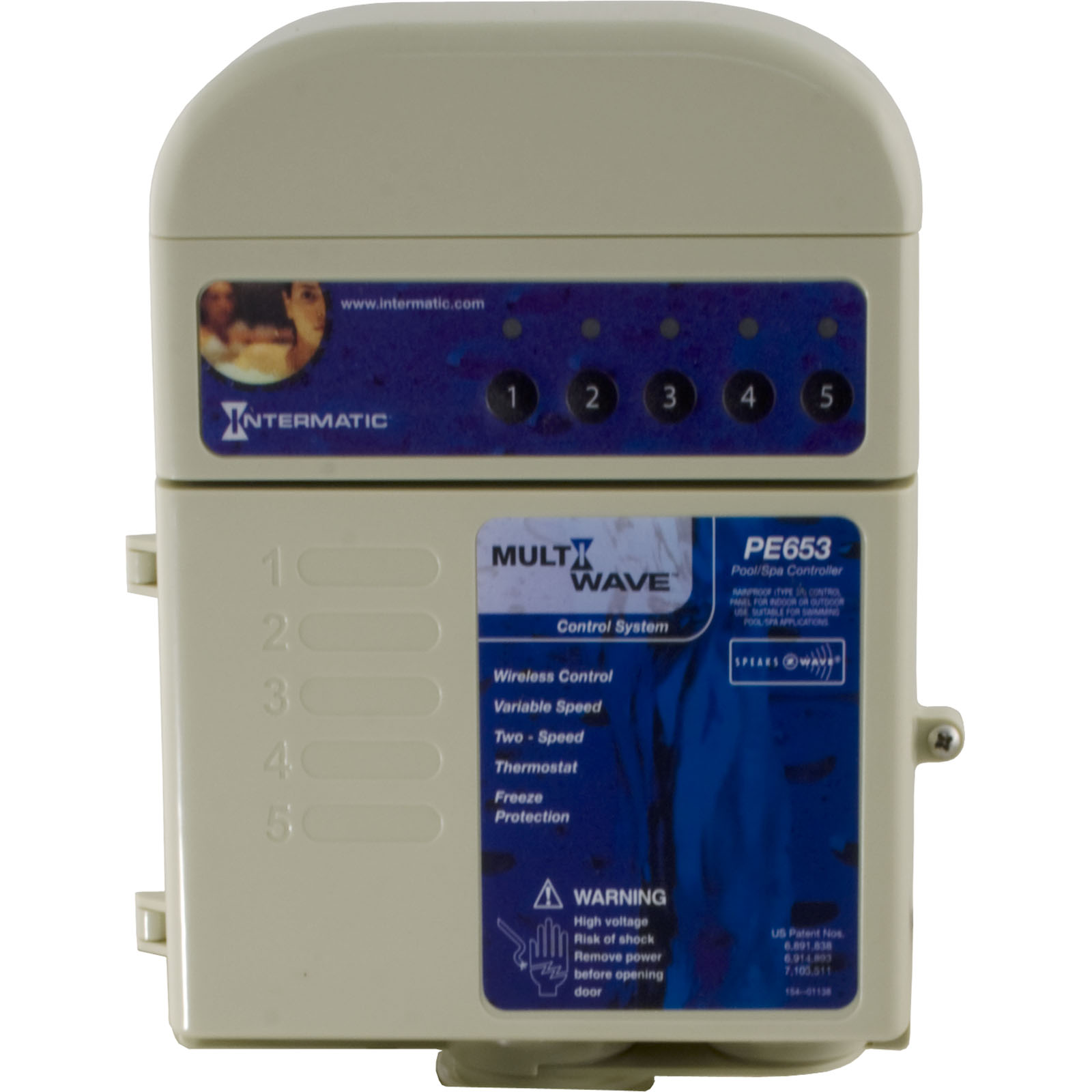 Control, Intermatic Multi-Wave PE34065RC, 5 Circuit, 80A Base |PE34065RC