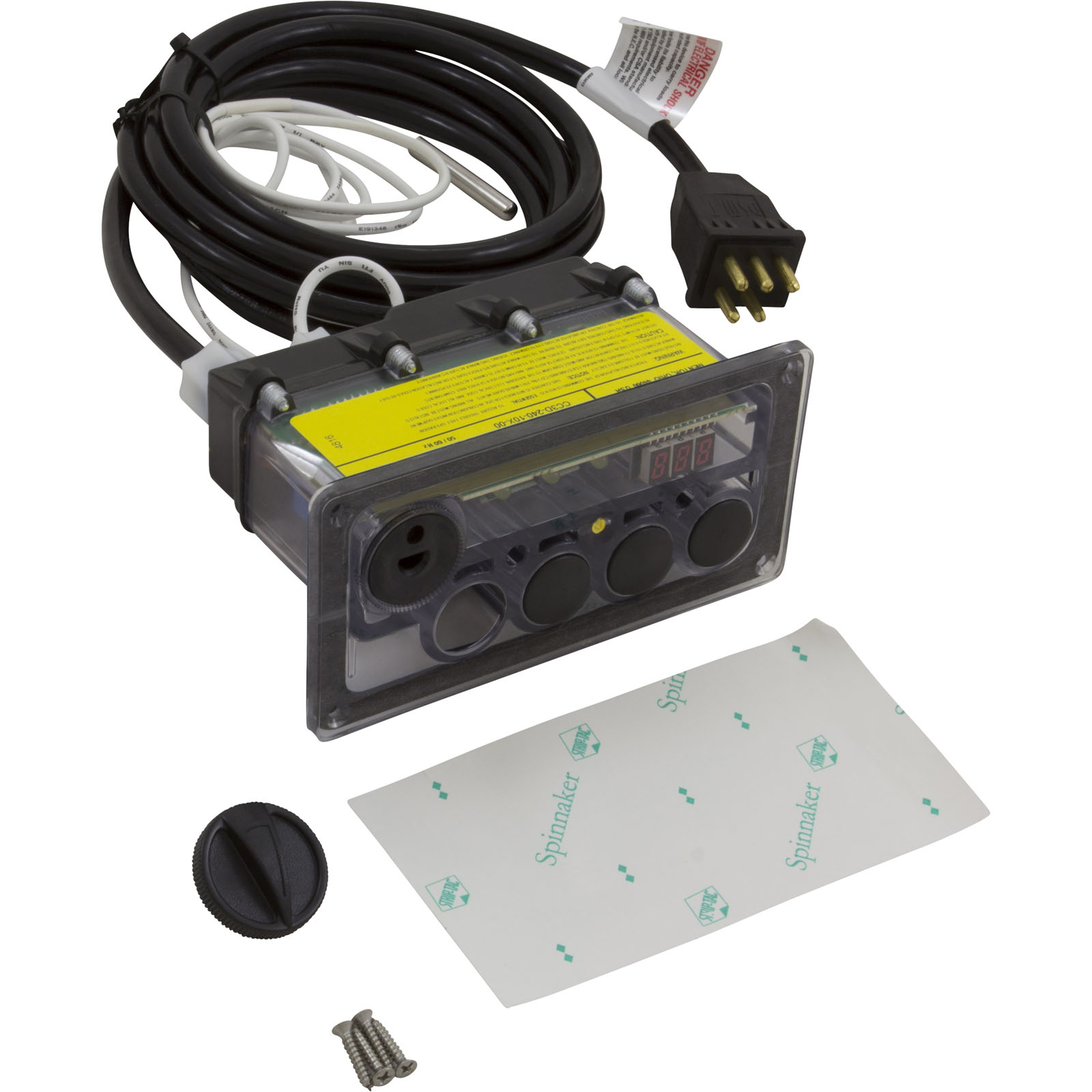 Tecmark Topside 230V Digital Command Center 3 Button | CC3D-240-10I-00
