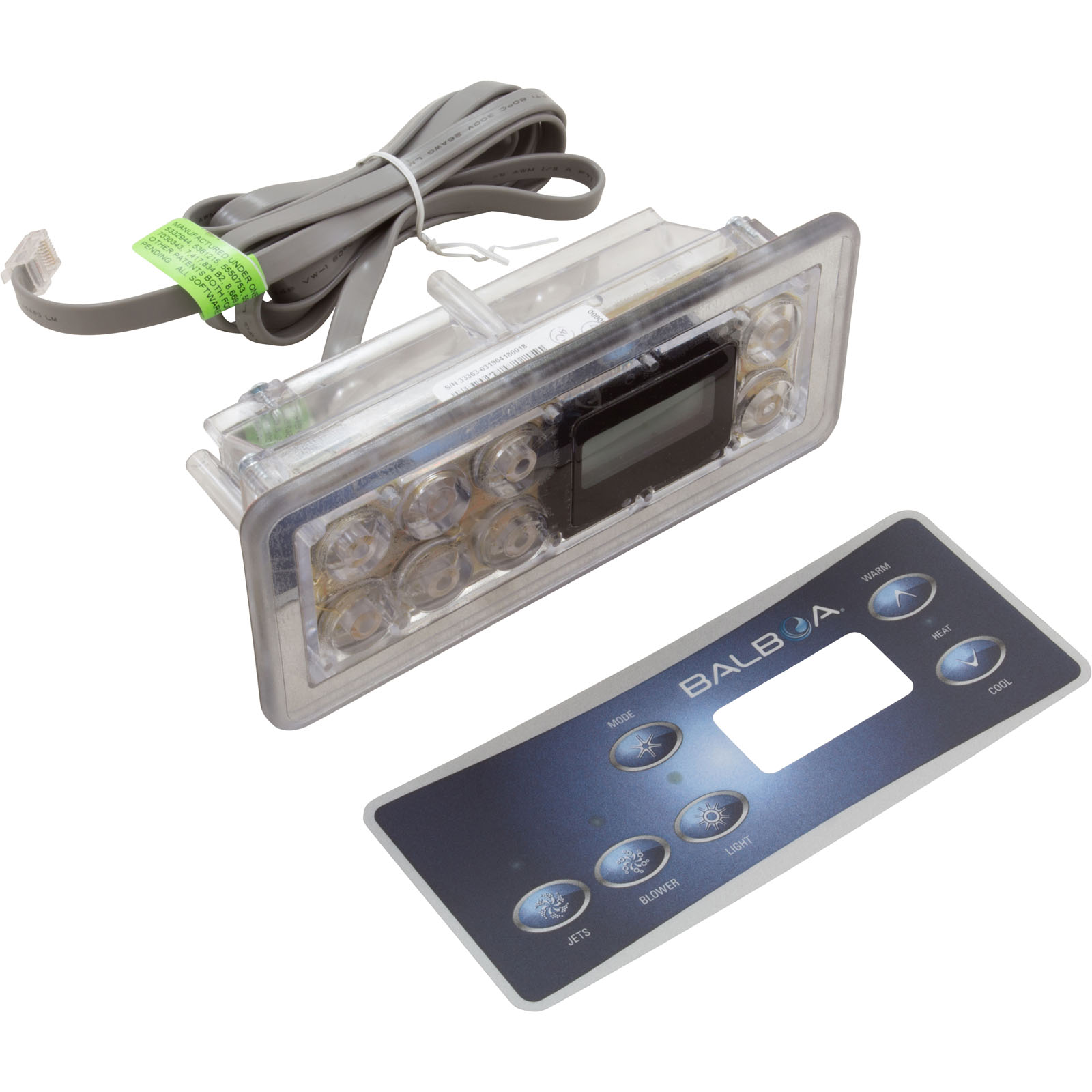Topside, HQ VL701S, 6-Button, P1, Bl, LCD, w/ Overlay | 51057