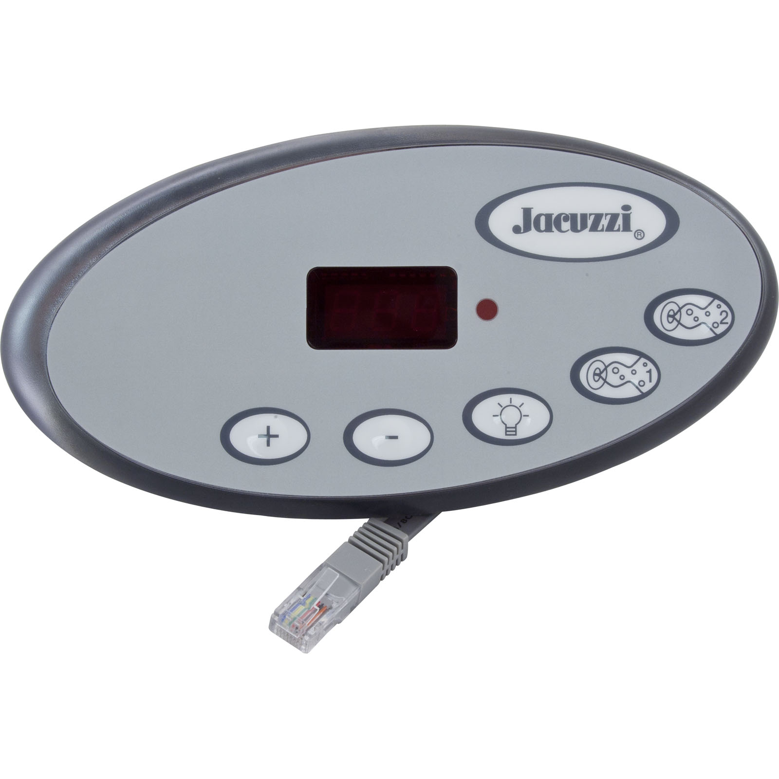 Jacuzzi 5 Button Spa Topside Control Panel – Pump 1, Pump 2, Light, 2600-322