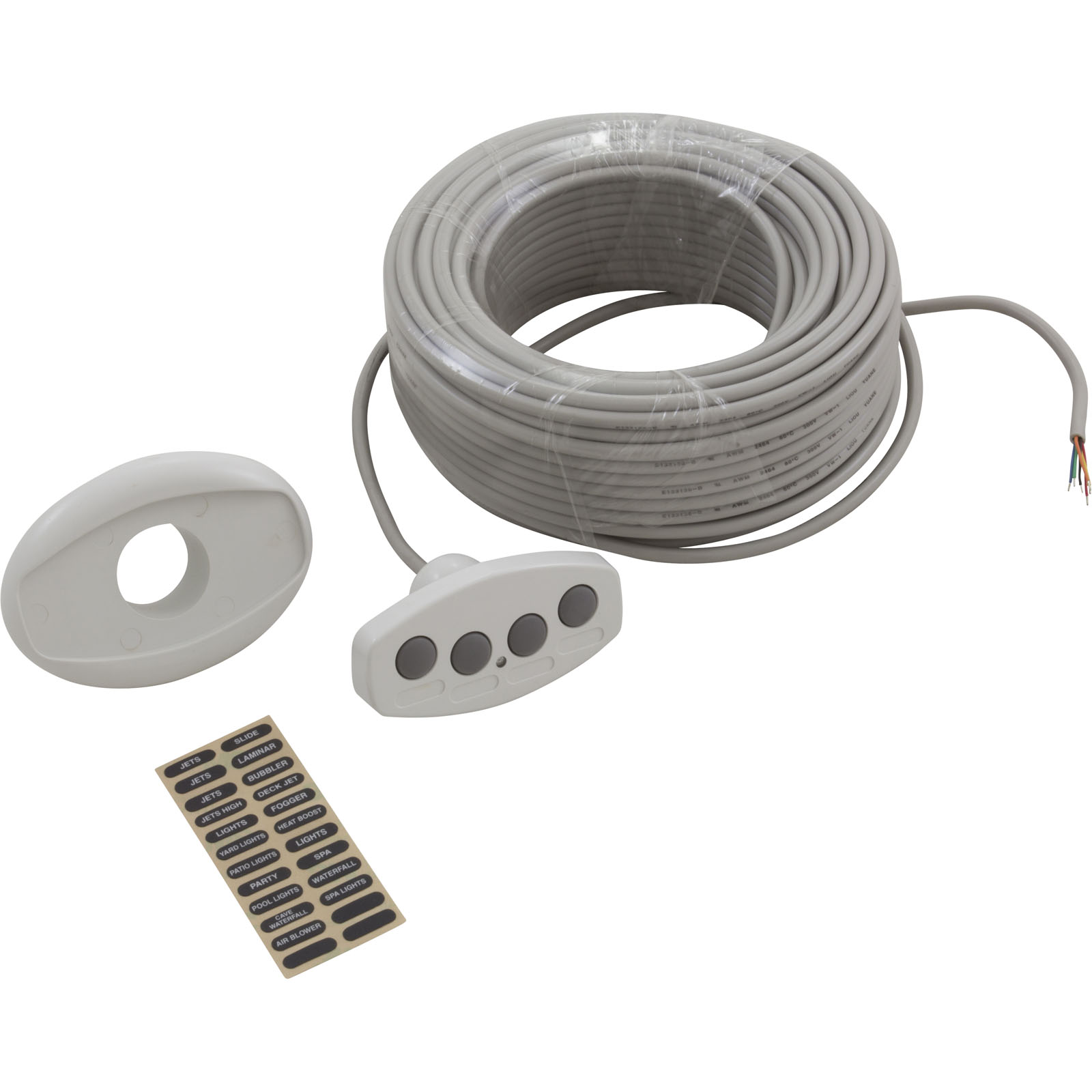 Control Panel, Pentair, IntelliTouch, iS4, 100ft Cord, White |521885