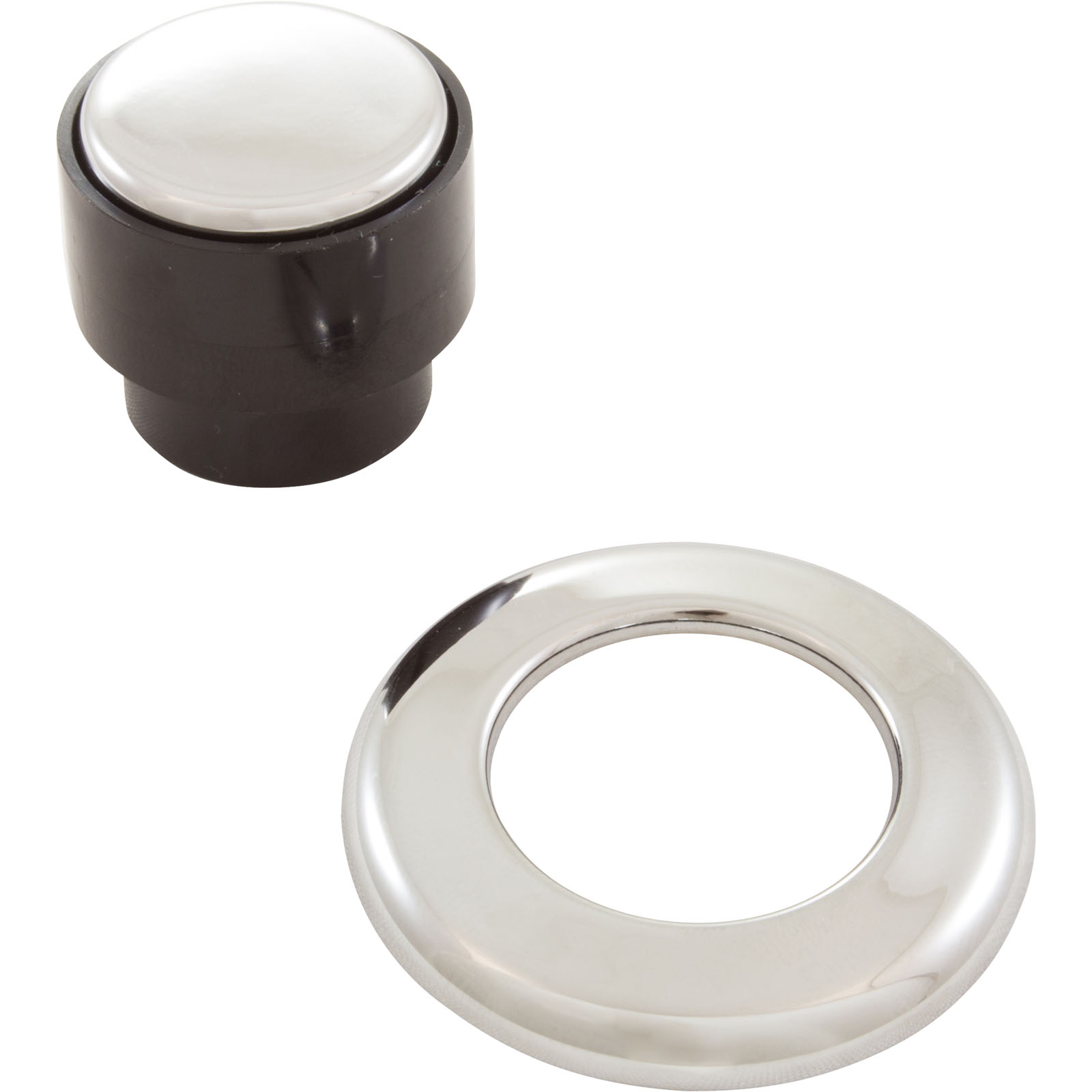 Air Button Bezel Kit, TDI 3428, 1-5/8 Face Diameter, Chrome |AA30136-5757