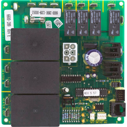 PCB Sundance J200/Del Sol LEDLX-10 No Circ Pump 6600-289