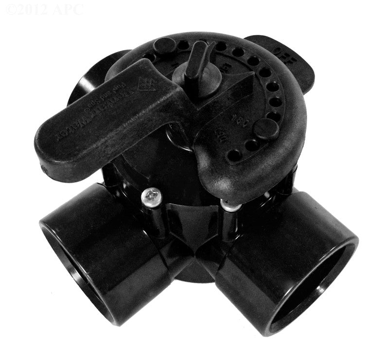 3-Port 3-Way Solar Diverter Valve - 2 x 2-1/2 Inch O.D. - CPVC