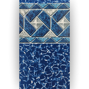 Swimline 15' x 30' x 54" Oval Mystri Outlook UniBead/Hung Above Ground Pool Liner, LI153054OTU25