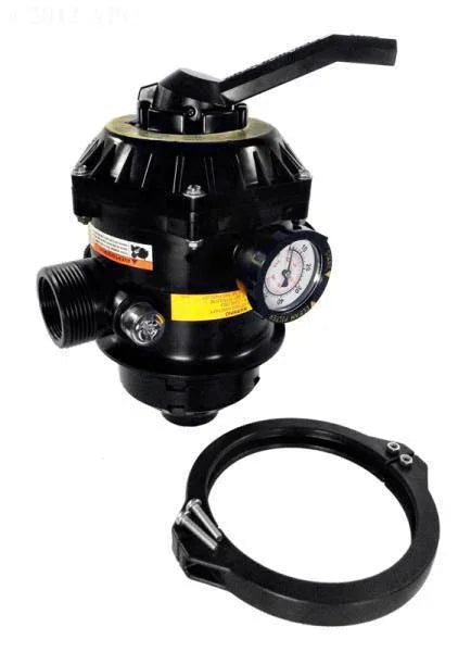 Pentair 262506 Top Mount Multiport Valve 1 1/2" Clamp Style