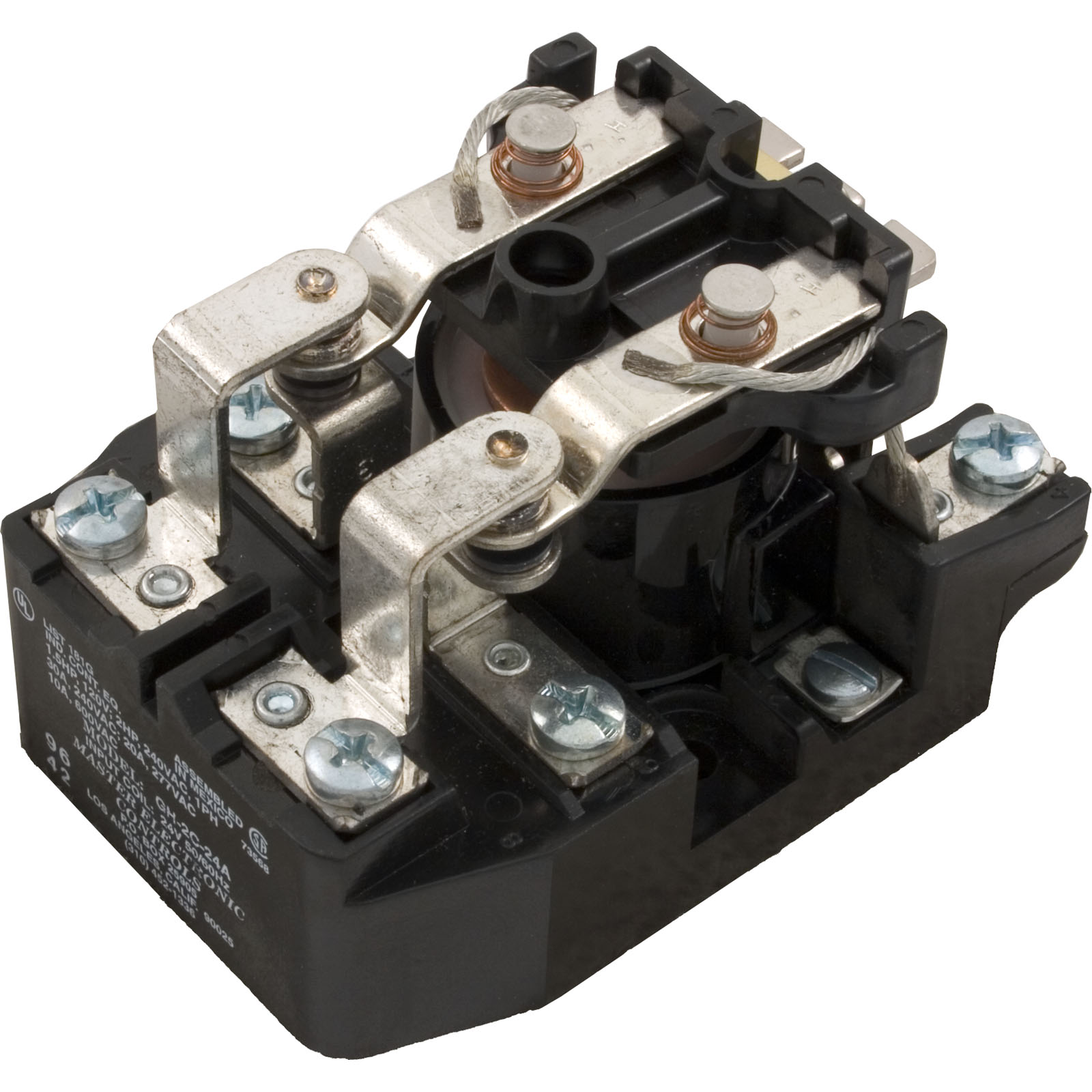 Relay, P and B, DPDT, 30A, 24v, Coil | 02H7098
