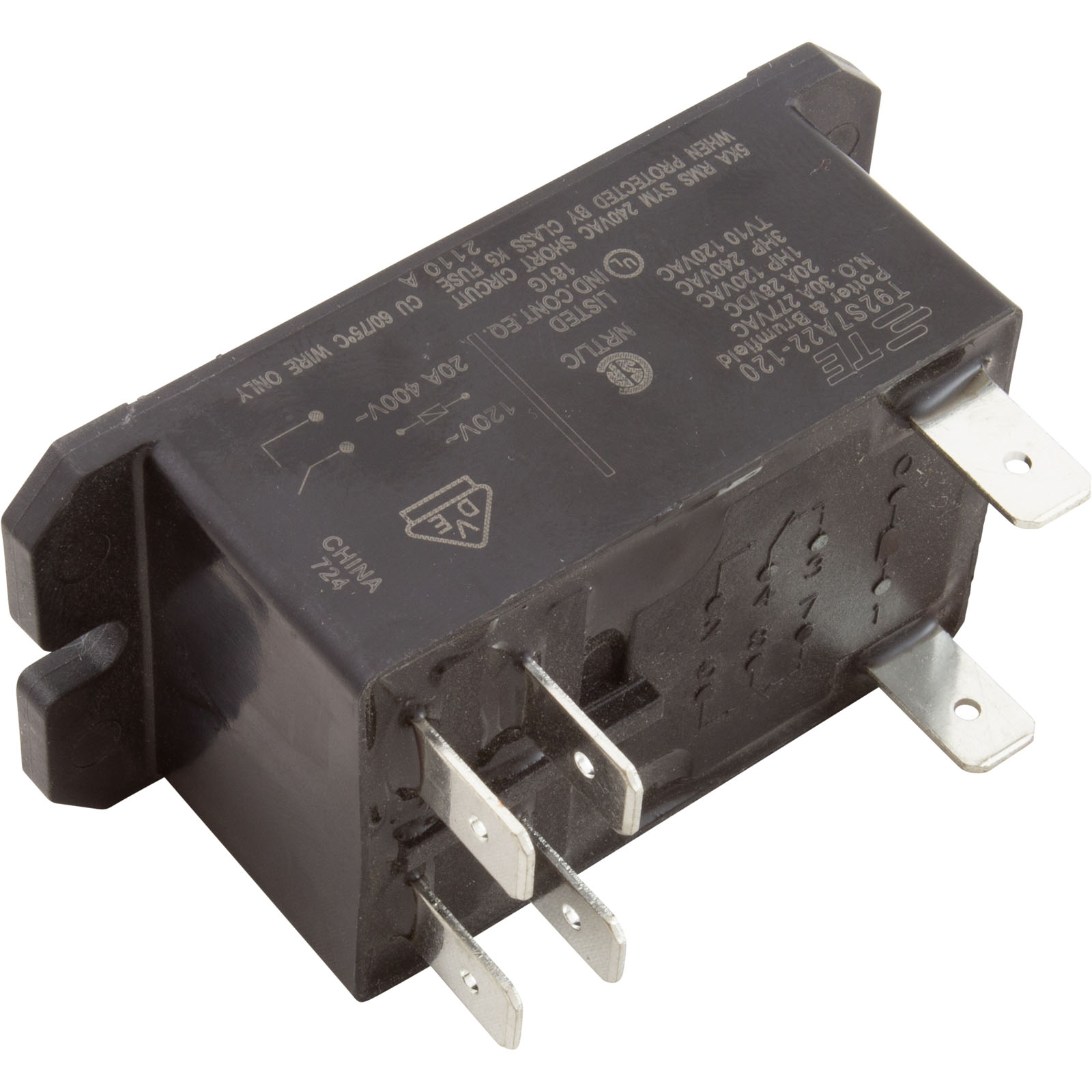 Relay, T-92, DPST, 30A, 115v, Coil | T92S7A22-120