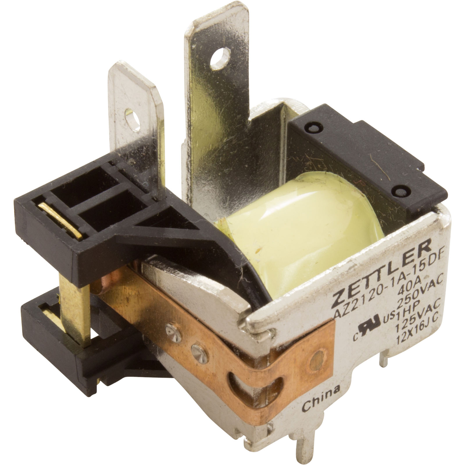 Relay, Zettler, T-90 Type, SPST, 15vdc, Coil | AZ21201A15DF