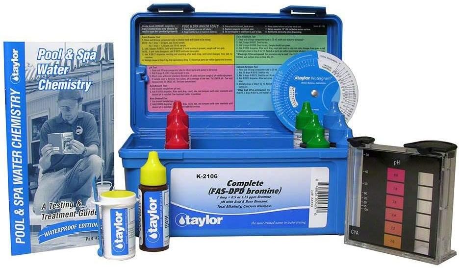 Taylor | K-2106-6 | Complete FAS-DPD High-Range Bromine Test Kit