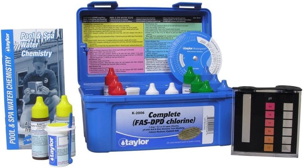 Taylor Complete Chlorine Pool & Spa Water Test Kit FAS-DPD