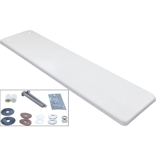 Dive Board Inter-Fab Duro-Beam 6ft Wht w/Top Tread Hdwr DB6WW