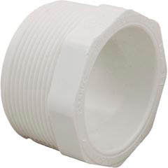 Dura Plastics Reducer, 2" Male Pipe Thread x 1-1/2" Slip | 436-251-2