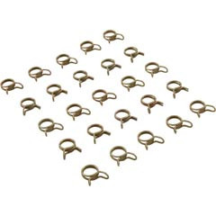Tubing Clamp, 0.500" Ideal Od, Double Wire, Quantity 25 | DW-8ST-ZD