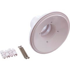 AquaStar Pool Products Wall Fitting, 6" dia, 2-3/8" Hole Size, 2" Slip, White | RND101