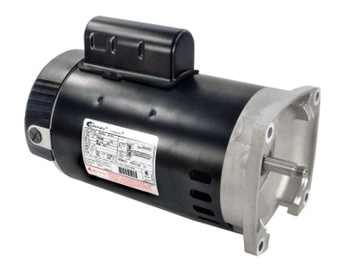 Century 2HP, 3450 RPM, 230V, 56Y, Threaded Shaft Square Flange Pump Motor, B2748