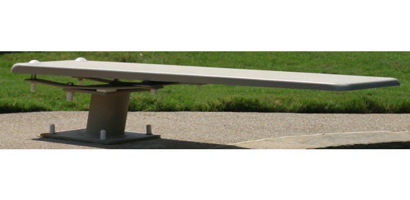 S.R. Smith 8' Frontier III Diving Board and Base - Taupe