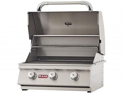 Bull BBQ Steer 24" 3-Burner Stainless Steel Built-In Natural Gas Barbecue
