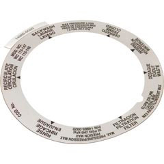 Pentair Decal, Sta Rite WC 112-148, 1-/12" Mount Multiport Valve | 14965-0020