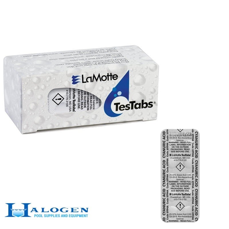 LaMotte Cyanuric Acid Tablets for Pool Test Kits – 100 Pack