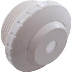Waterway Plastics Eyeball Fitting, WW, 1-1/2"mpt, 2-3/8"fd, 3/8"Orifice, White | 400-1410BB