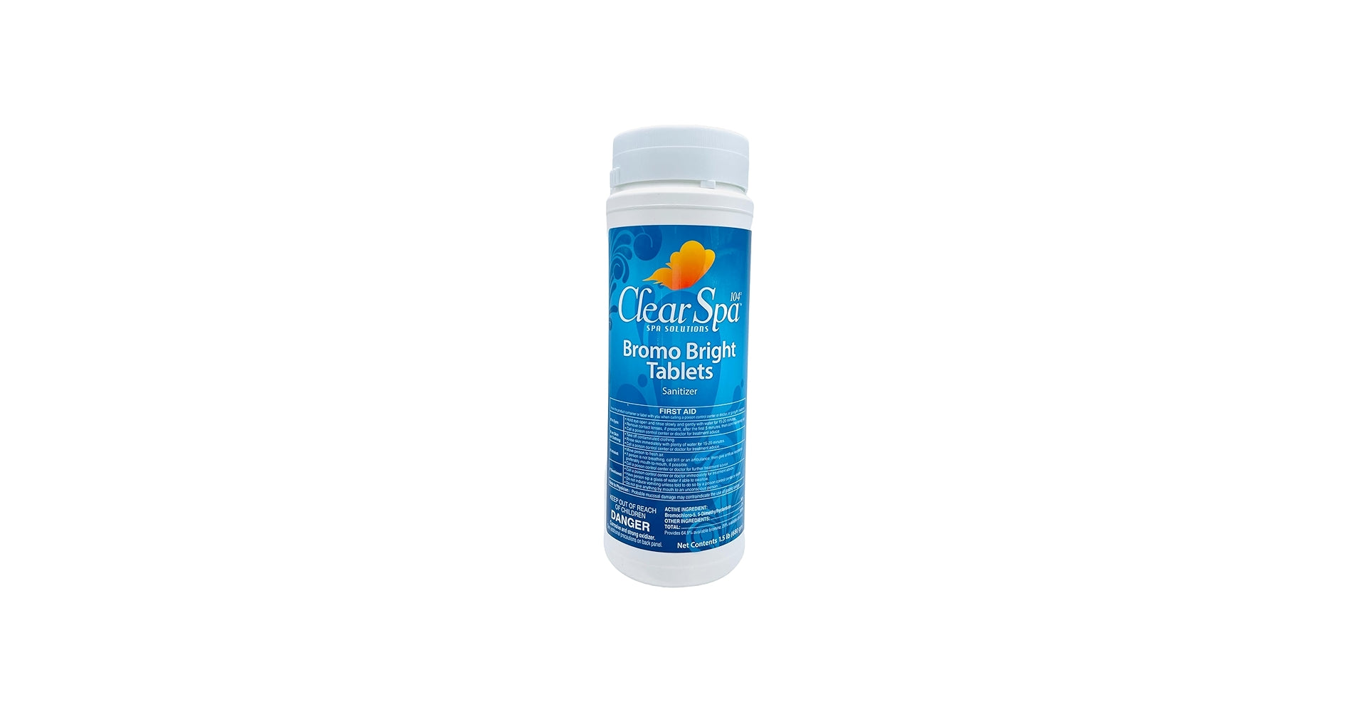 Clear Spa CSBR015 Bromo Bright Tablets | 1" Size | 1.5 lb Spa BromineClear Spa CSBR015 Bromo Bright Tablets | 1" Size | 1.5 lb Spa Bromine