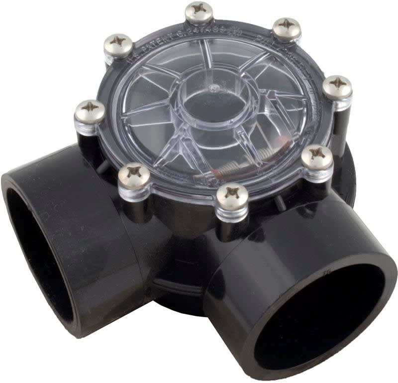 Jandy 90 Degree Check Valve, 2" SLIP x 2-1/2" SPG