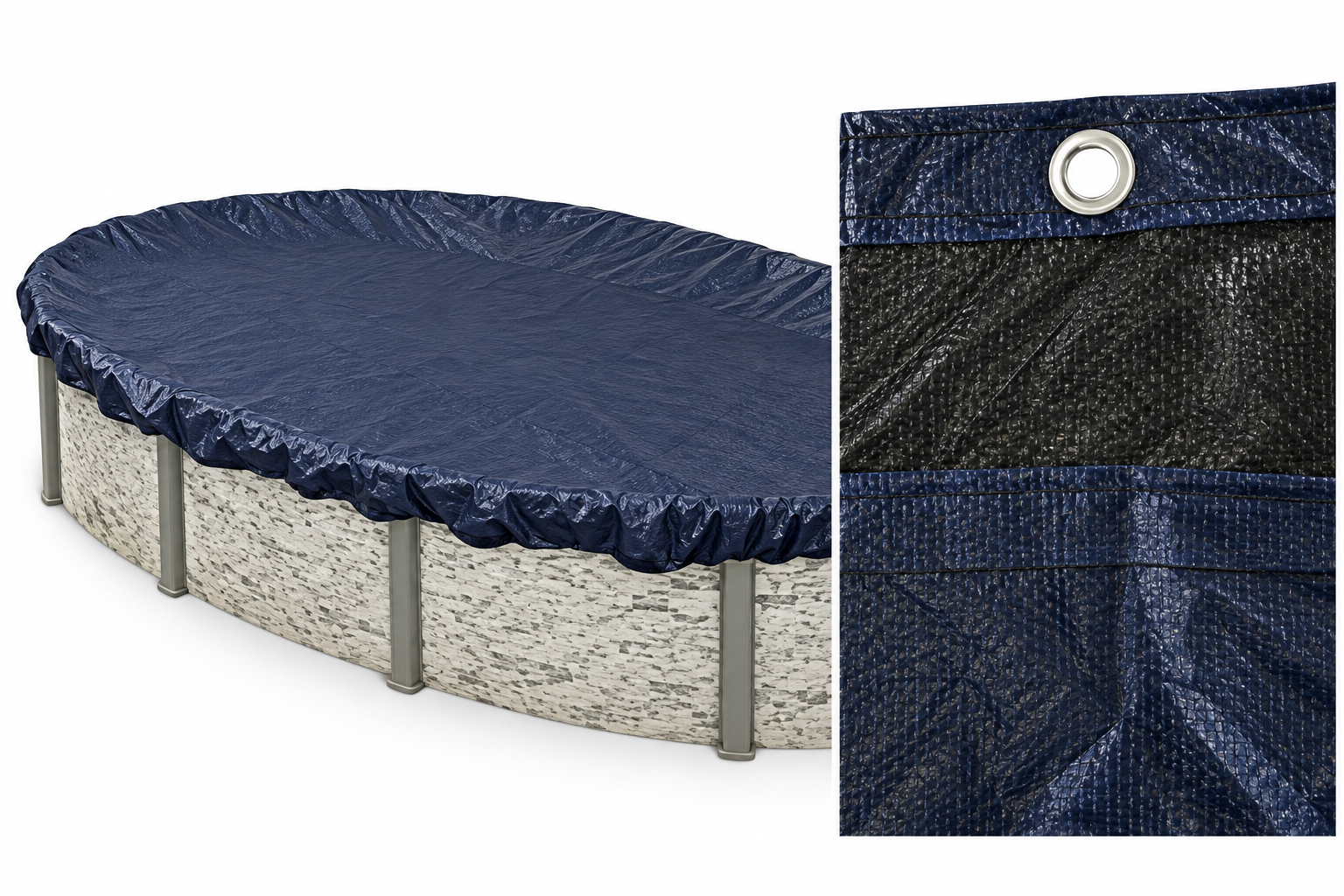 GPC Winter Covers | 7718AU | 15' Round Above Ground Winter Cover