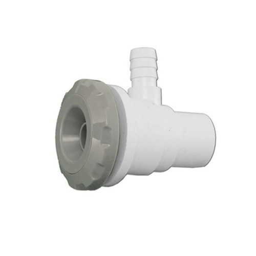 Hydro Air Jet Assembly, HydroAir SL Duo Blaster, 1/2"Spg Water x 3/8"B Air, 15/16" hole size | 16-2705-SILGRY