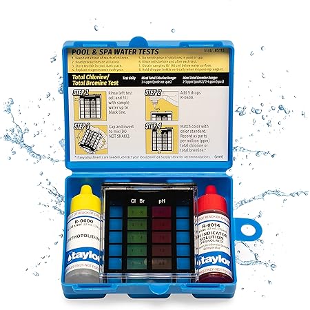 Taylor K-1000 3-Way OTO Pool Test Kit — Chlorine, Bromine & pHTaylor K-1000 3-Way OTO Pool Test Kit — Chlorine, Bromine & pH