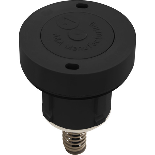 Cleaning Head A & A Manufacturing Style I Low-Flow Black 521771