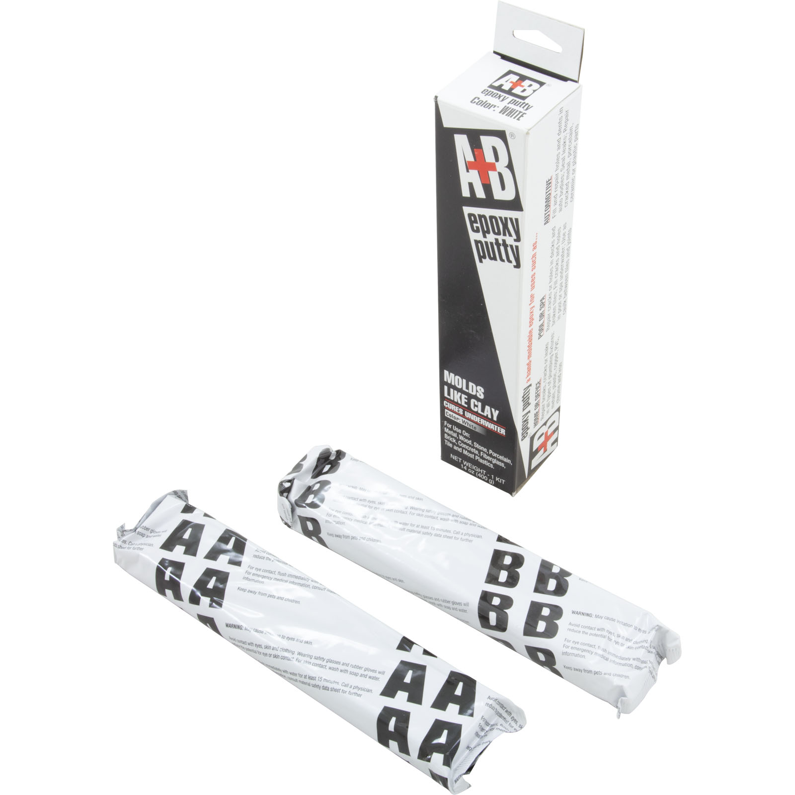 A+B Epoxy Putty, 14oz, White | 9904K