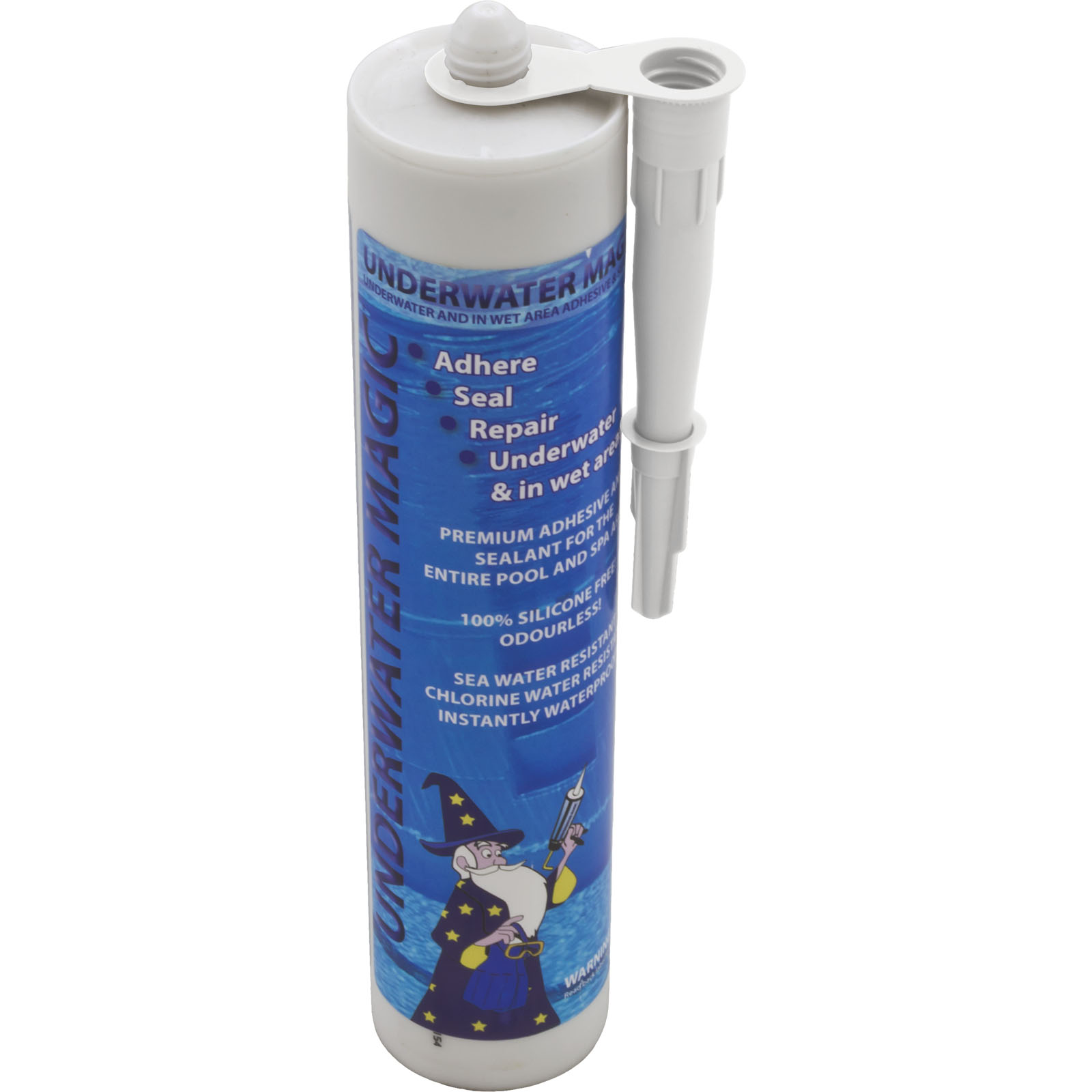 Sealant, Underwater Magic, Single, 290ml/9.8oz Tube, White | UWM-01
