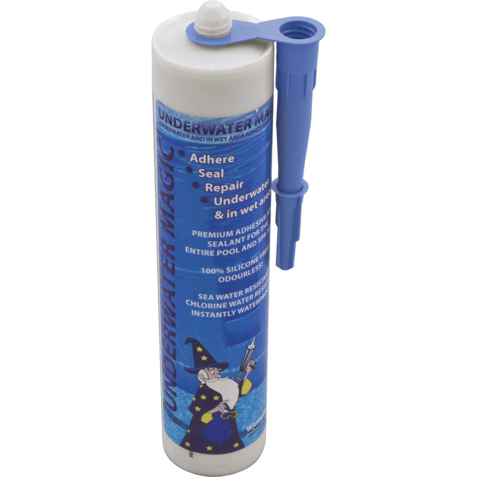 Sealant, Underwater Magic, Single, 290ml/9.8oz Tube, Blue | UWM-02