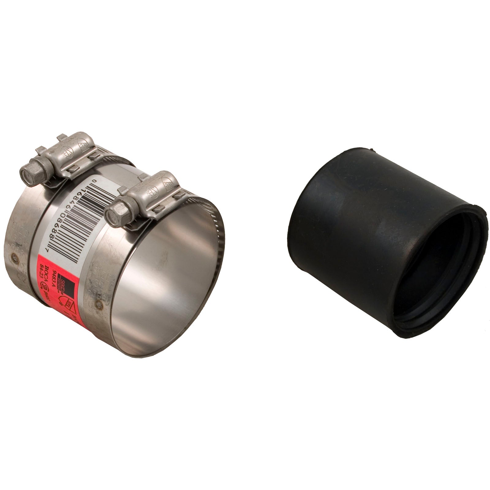 Coupling, No Hub, 1-1/2" x 1-1/2"
