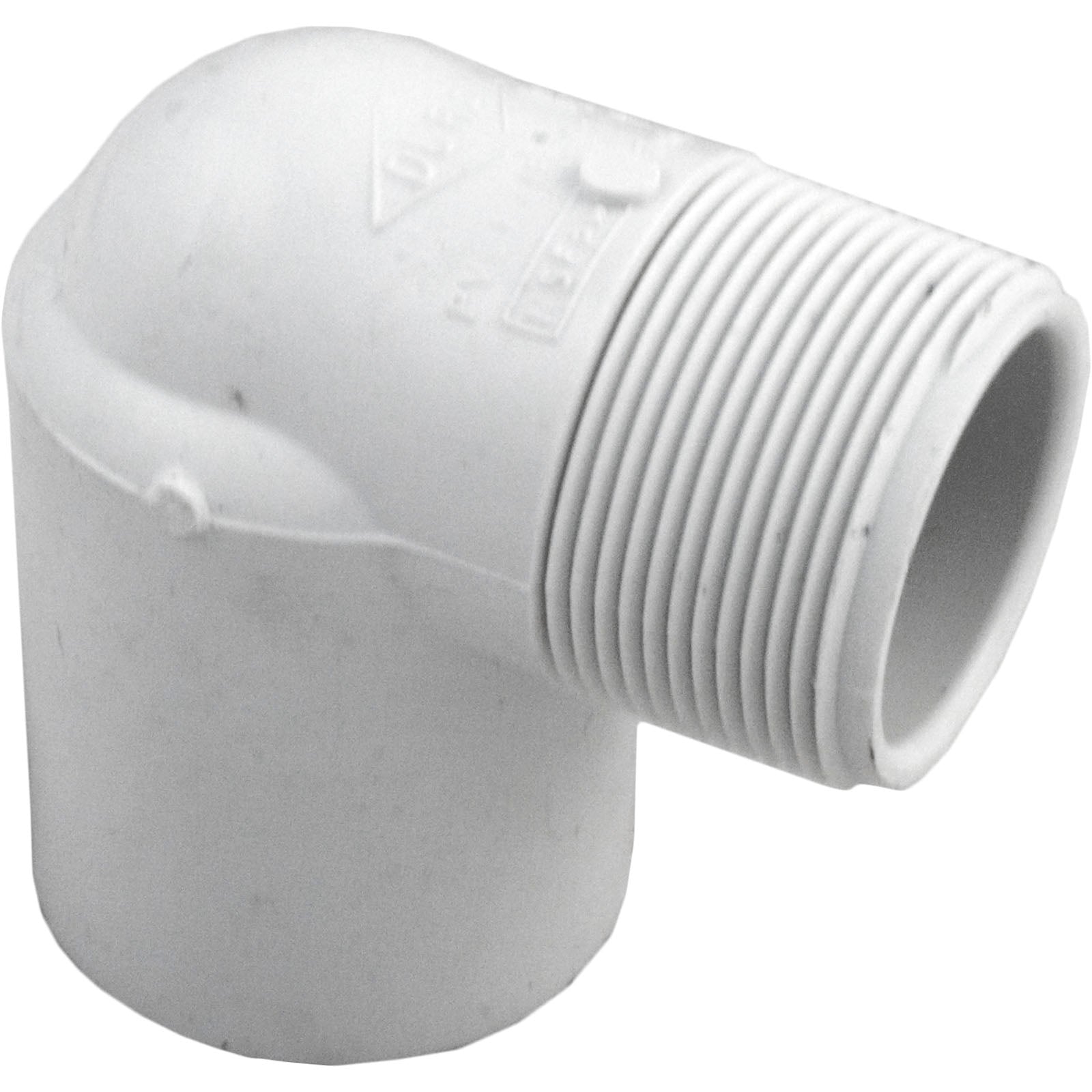 90 Elbow, 1-1/2" Slip x 1-1/2" Male Pipe Thread