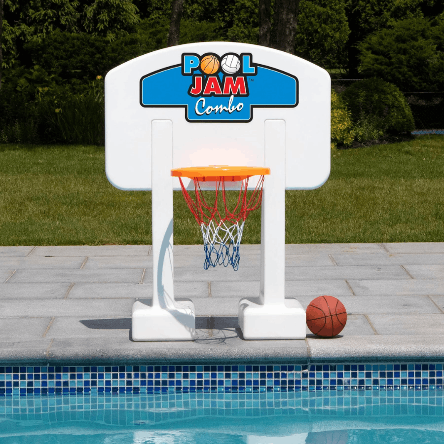 In Ground Pool Jam Basketball Set