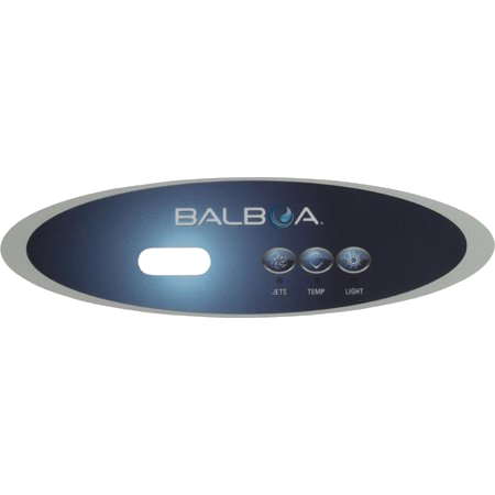 11724 BalboaTopside Control Overlay, VL260, Oval, LCD, 3-Button