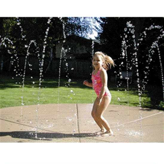 SR Smith Wetdek Backyard Splash Pad - 6 Nozzles Poolside