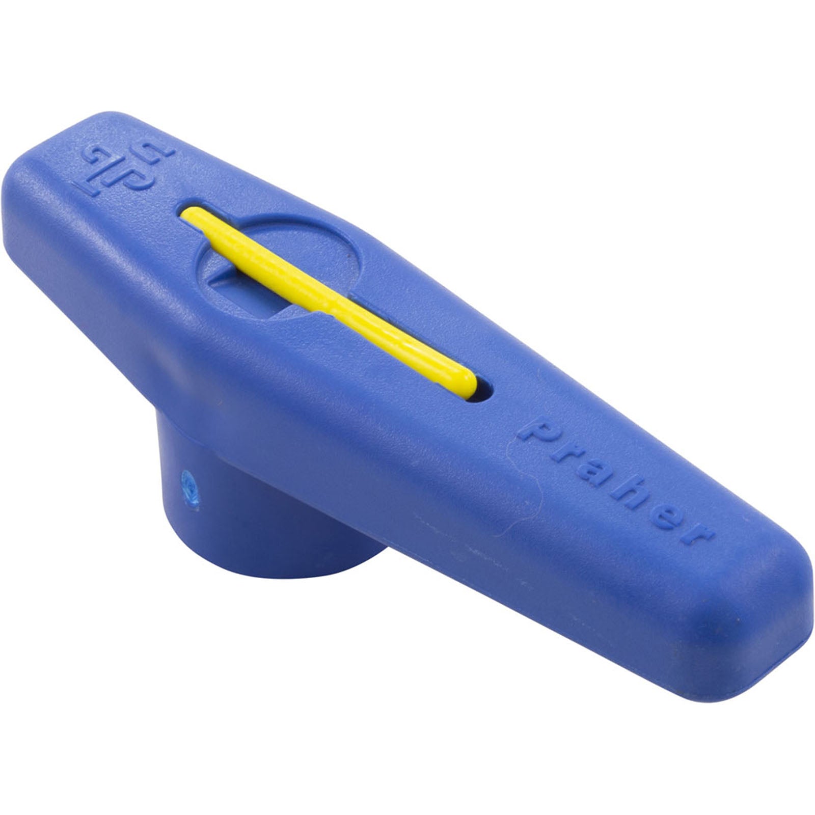Handle, Praher PVC Single Union Ball Valves, 1-1/2", Blue