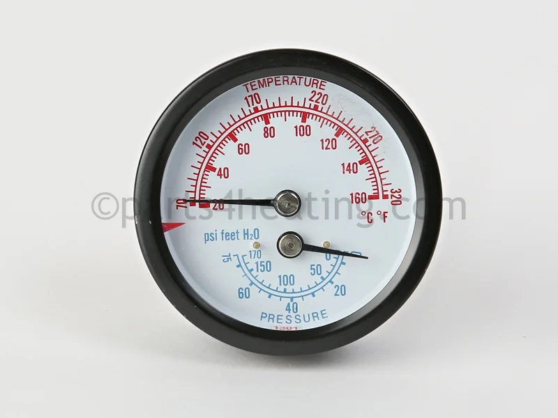 Velocity Boiler Works95-038Temperature/Pressure Gauge (Residential)