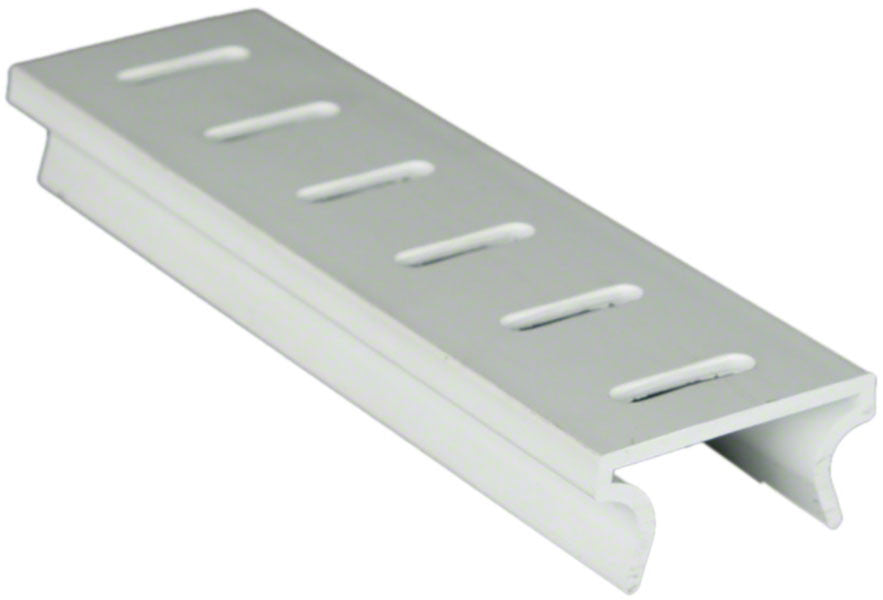 Frontier Deck Drain Top Cap Replacement - 1.7 Inch Width - White - 5 Foot Length