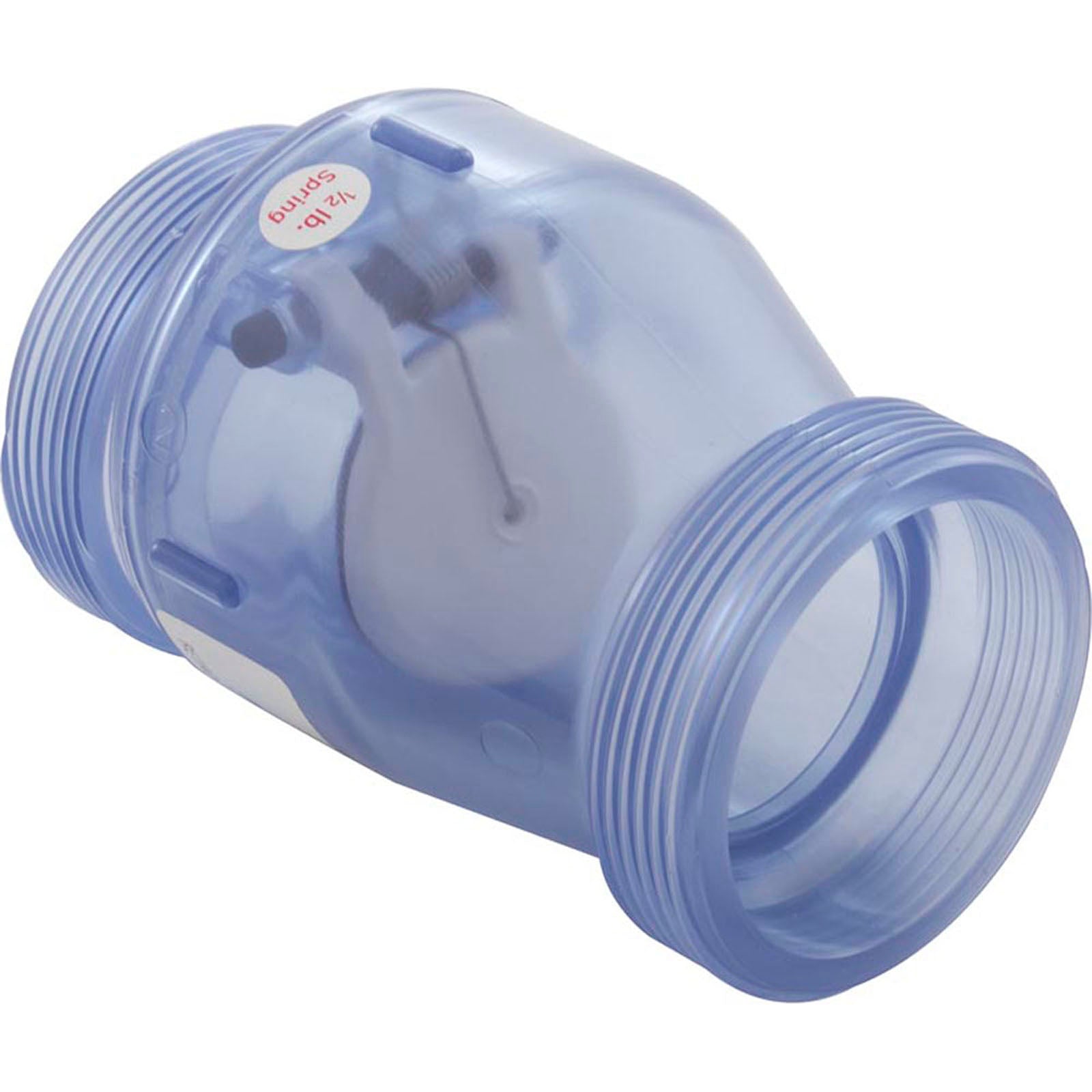 Check Valve, Magic, 1-1/2" ACME Fine Thd, 1/2lb, Clear