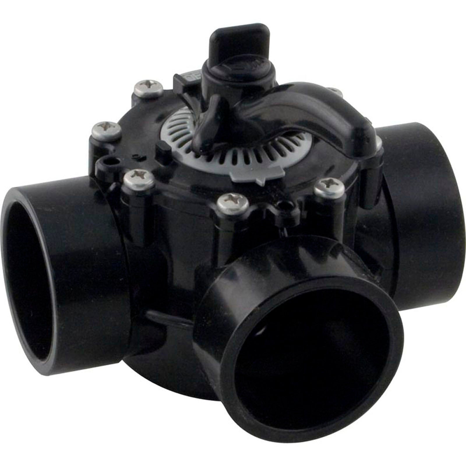 Diverter Valve, CMP Hydroseal, 2" Slip x 2-1/2" Spigot, 3 Port