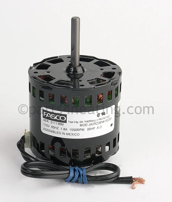 Reznor96288Blower Motor 115V 60Hz 1550 RPM Fits: F75, FE75