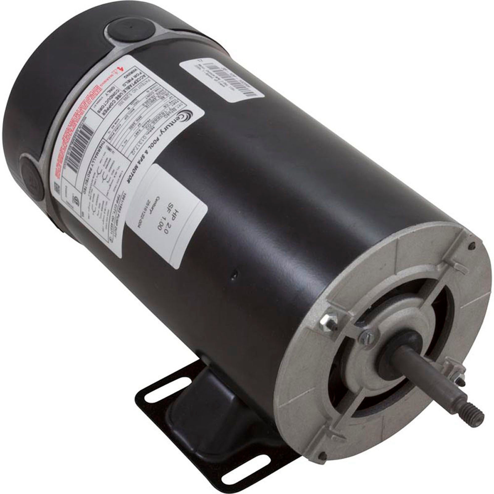 Motor, Century/WW, 2.0hp, 115v/230v, 1-Speed, 48 Frame