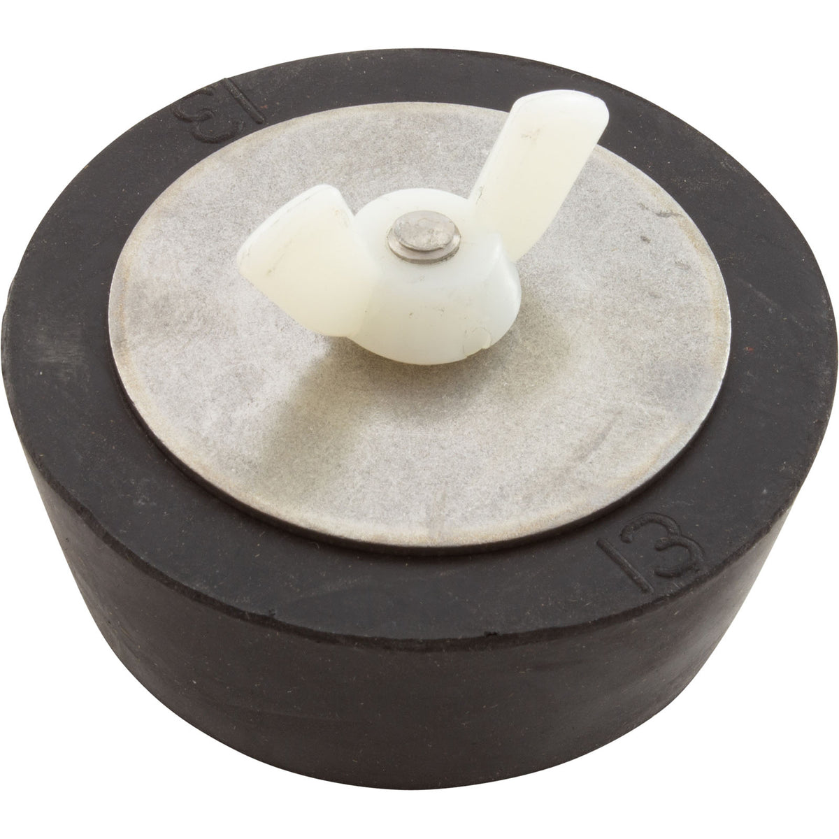Technical Products #13 Winter Plug for 2-1/2" Pipe; 2.58" Nylon Wingnut, Rubber
