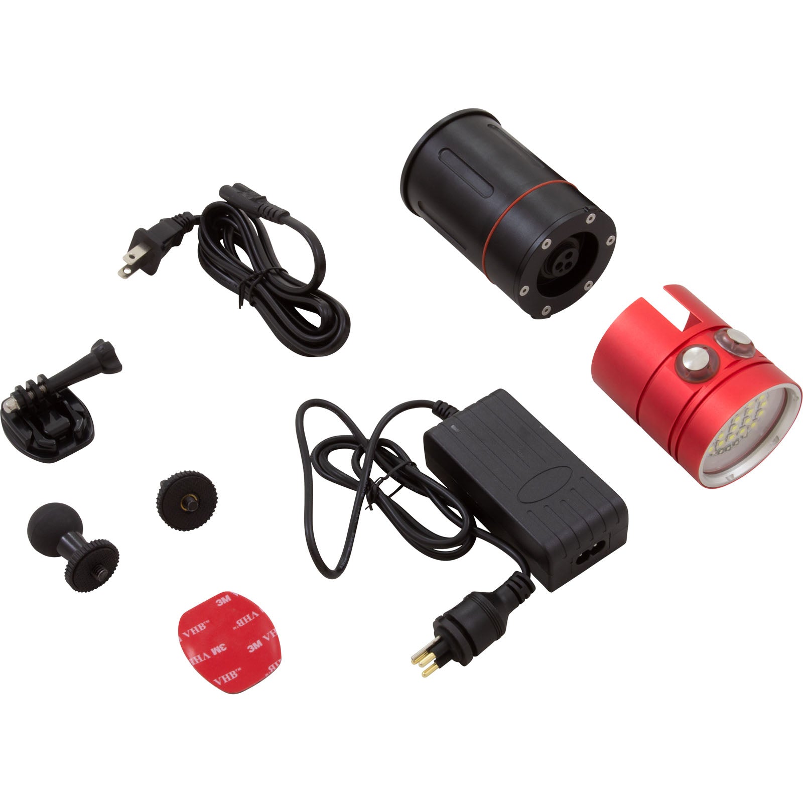 Diving Floodlight, Nemo Power Tools, V3,15k Lumens,50M, Wht