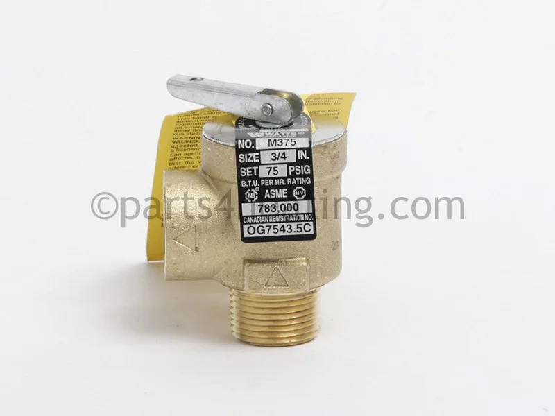 Laars Heating SystemsA0063300Pressure Relief Valve 3/4 Inch NPT 75 PSI